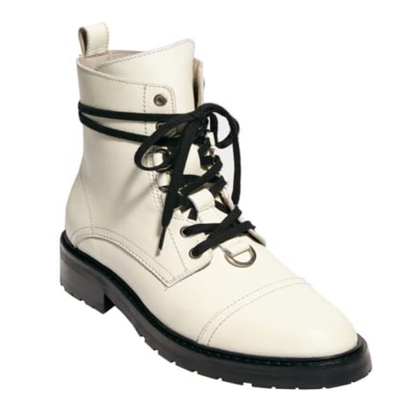 All Saints Shoes - New All Saints Lira Hiking White Boots